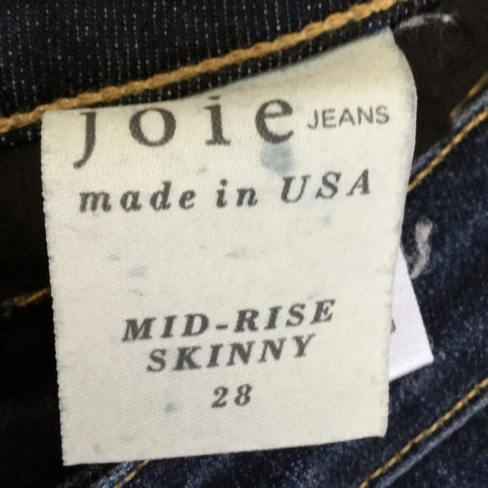 Joie Mid-Rise Skinny Jean 28 - Picture 5 of 11